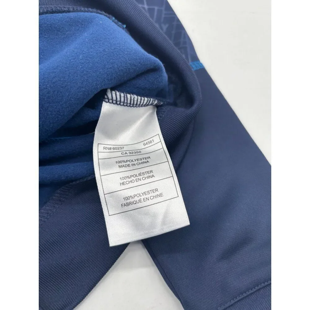 Reebok Kids Navy & Yellow Grid Tricot Jacket, Navy, 2T (jacket only)